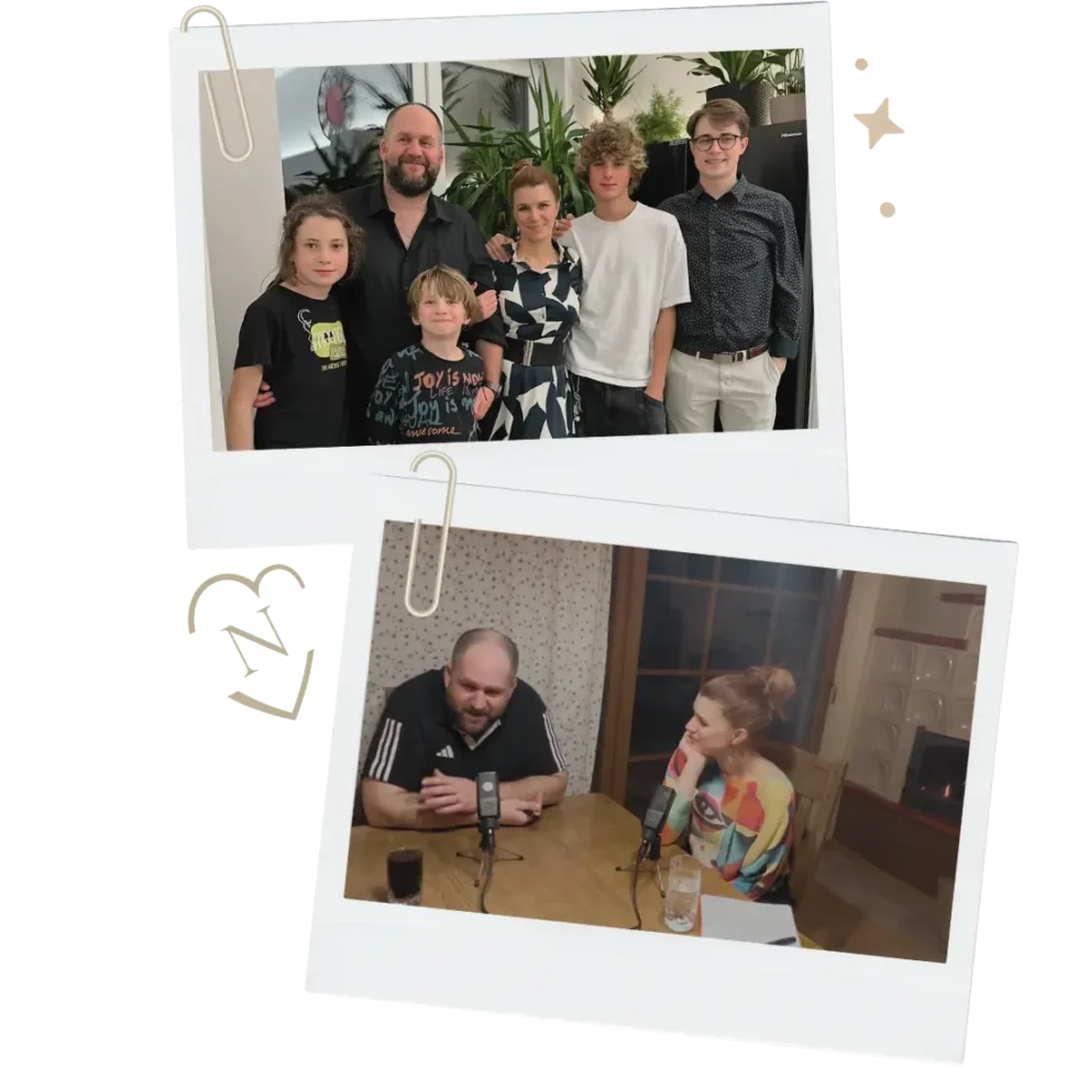 Monika Křečková, zakladatelka Noema Aura, v&nbsp;osobním rodinném kontextu.