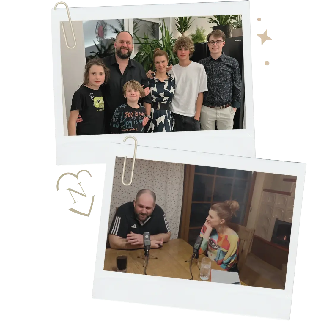 Monika Křečková, zakladatelka Noema Aura, v&nbsp;osobním rodinném kontextu.