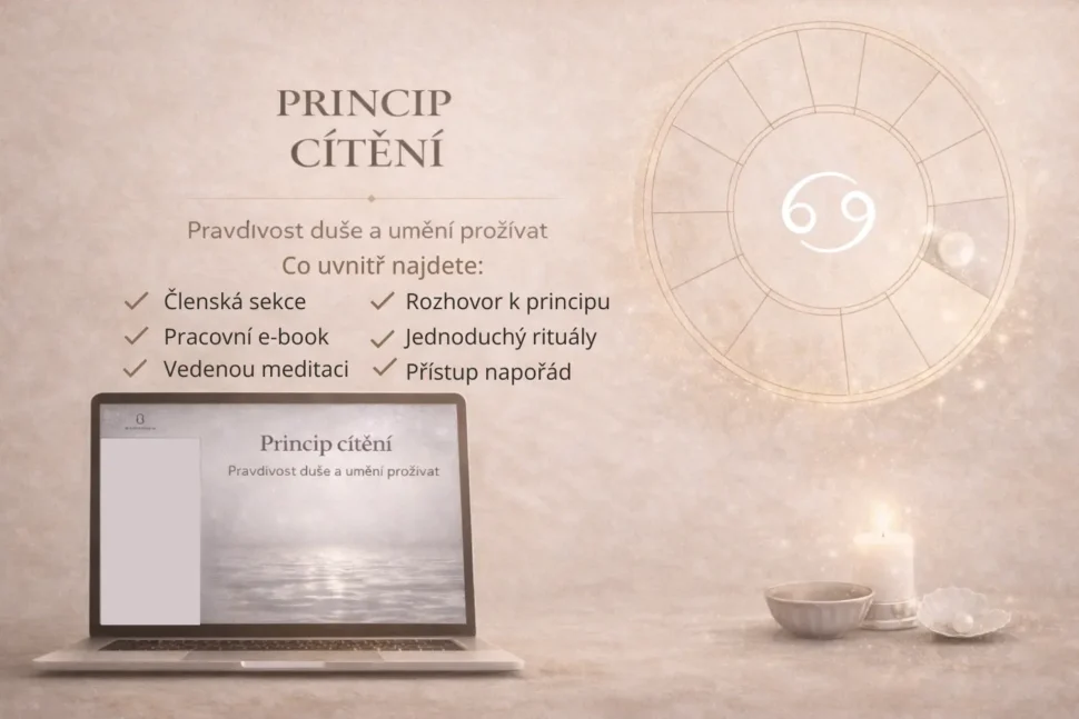 Čtvrtý životní princip – cítění, zaměřený na&nbsp;emoce a&nbsp;vnitřní prožívání.