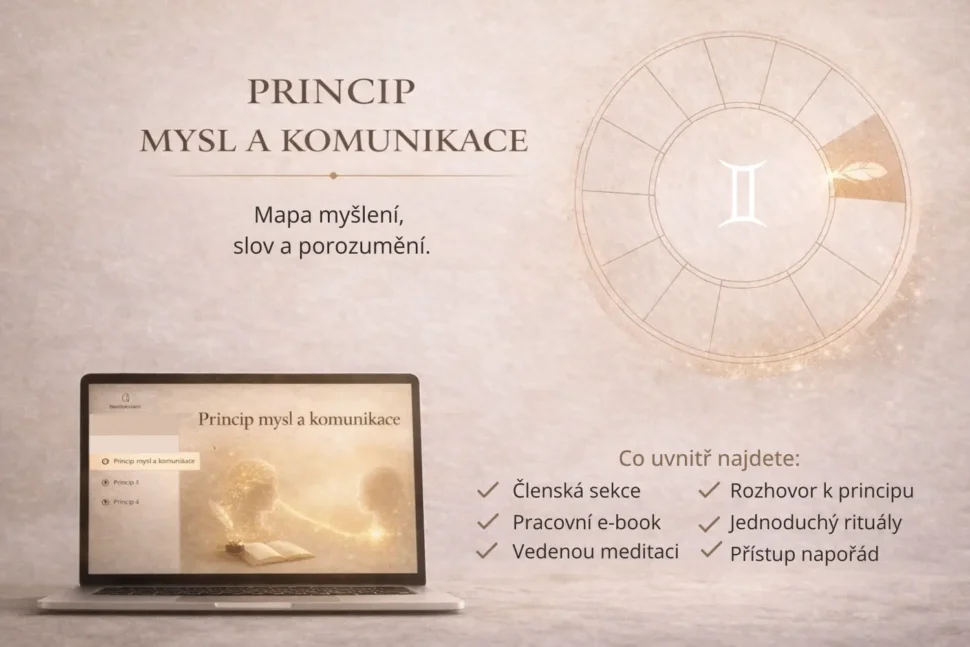 Třetí životní princip – mysl a&nbsp;komunikace, zaměřený na&nbsp;myšlení, sdílení a&nbsp;práci s&nbsp;informacemi.