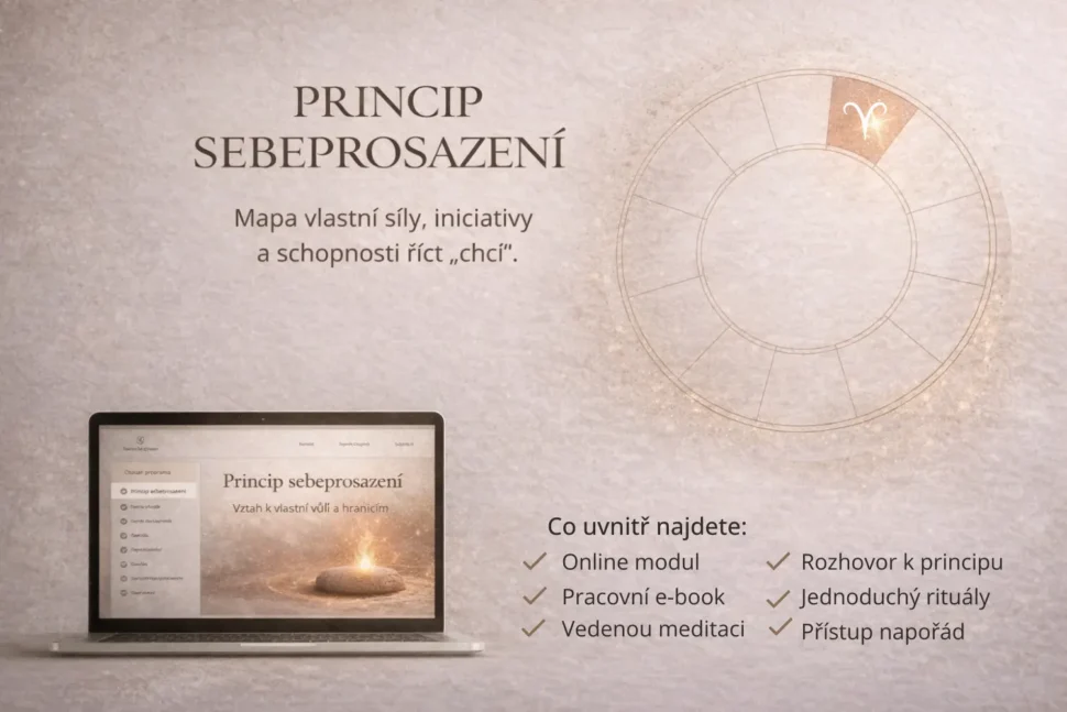 První životní princip – sebeprosazení, zaměřený na&nbsp;iniciativu, odvahu a&nbsp;aktivní vstup do&nbsp;života.