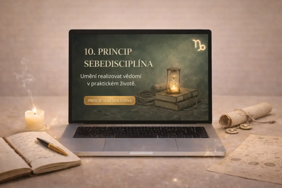 Desátý princip Sebedisciplína v programu 12 životních principů.