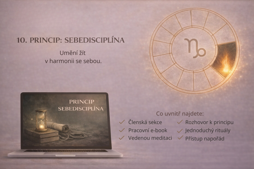 Desátý princip Sebedisciplína v&nbsp;programu 12 životních principů.